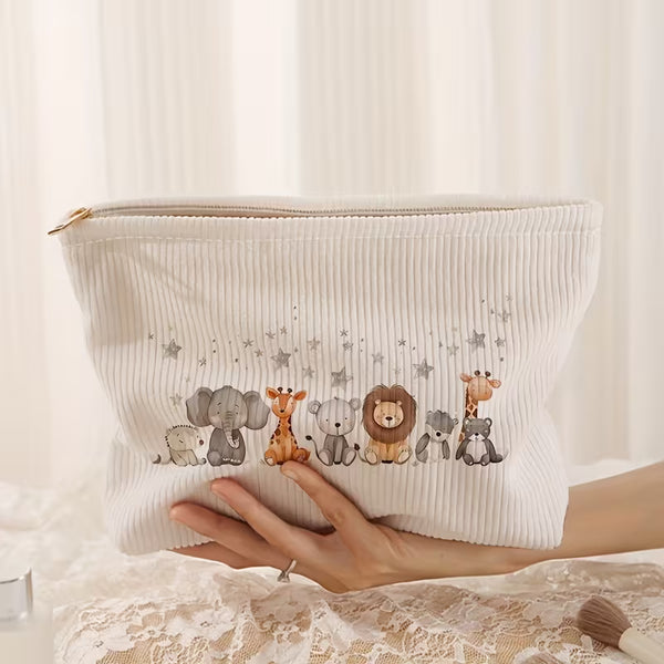 Corduroy Makeup Bag