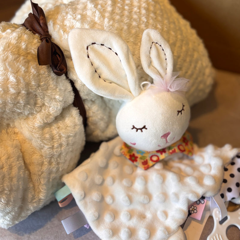 Bunny Comforter and Blanket Set