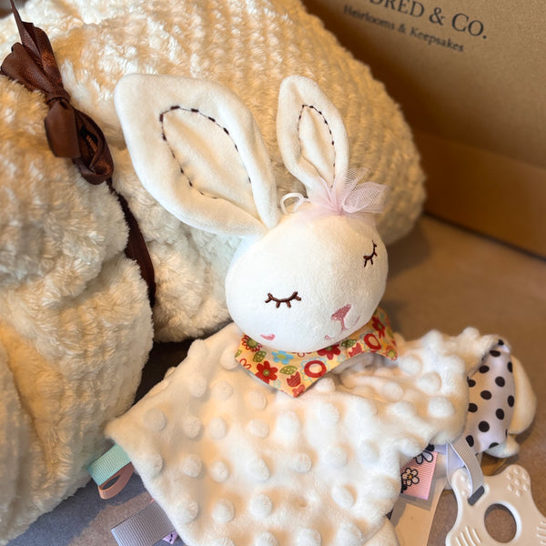 Bunny Comforter and Blanket Set