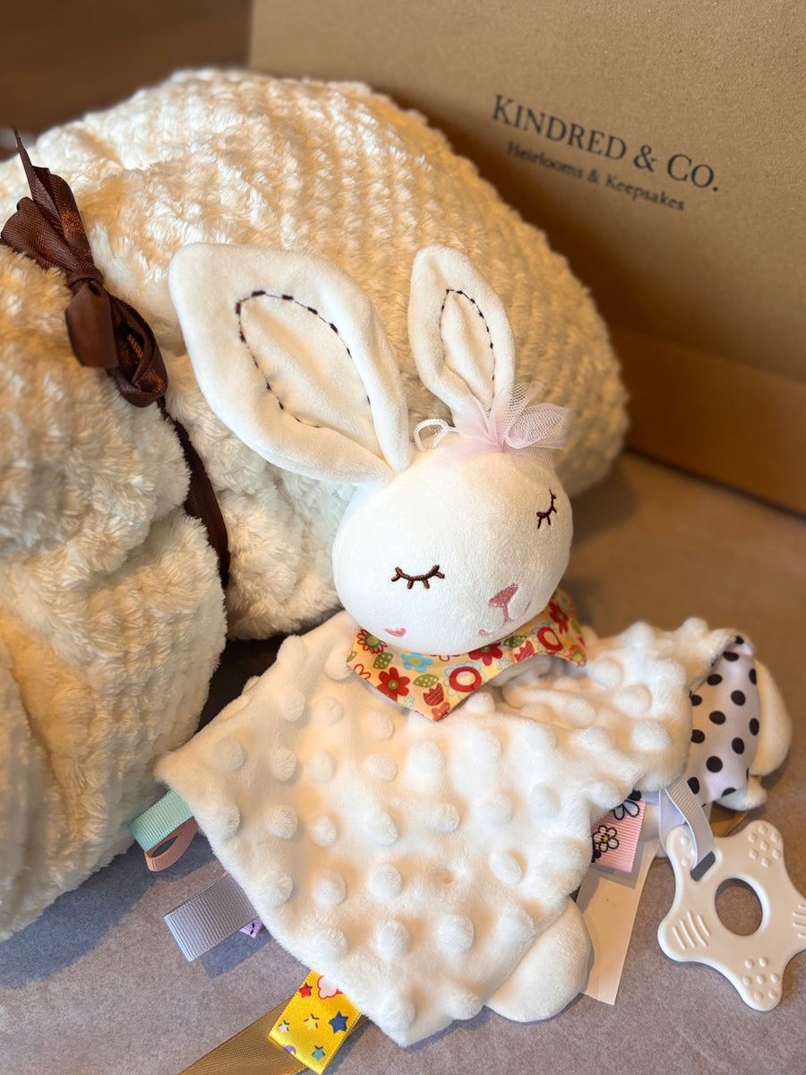 Bunny Comforter and Blanket Set
