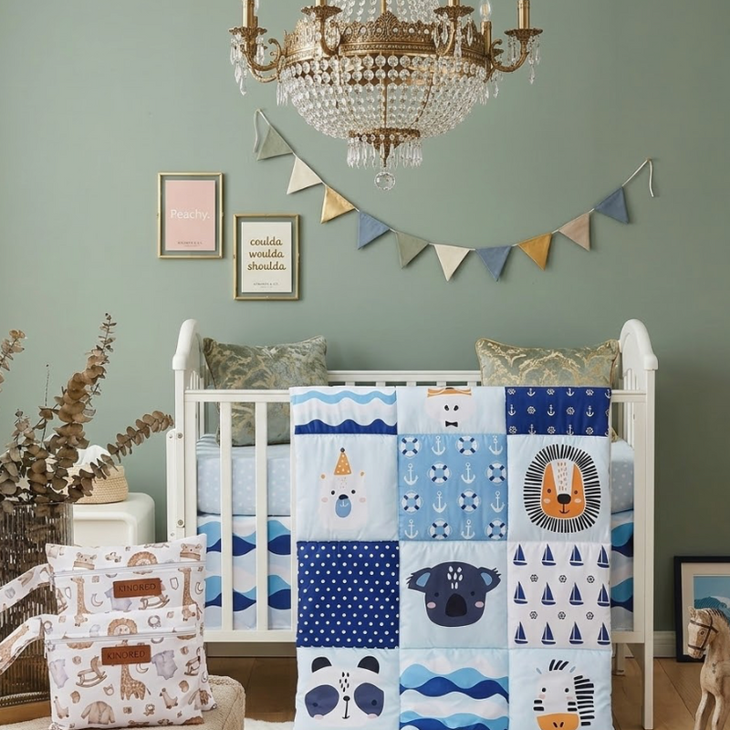 Baby Blanket (Ocean Print)