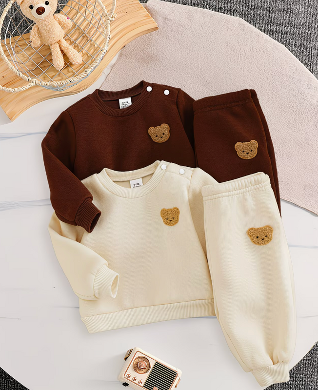 Bearly Cute 2-Piece Tracksuit Set