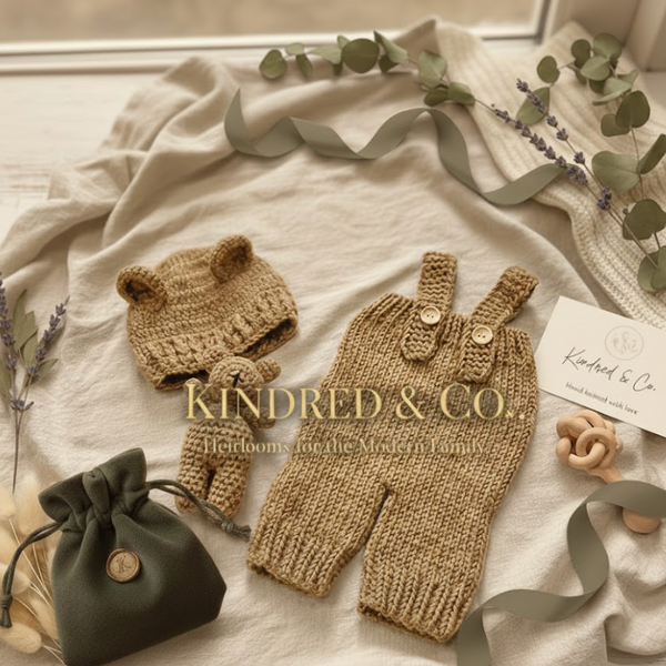 Luxury Hand-Knitted Baby Set