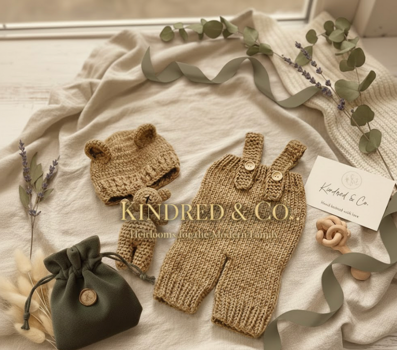 Luxury Hand-Knitted Baby Set