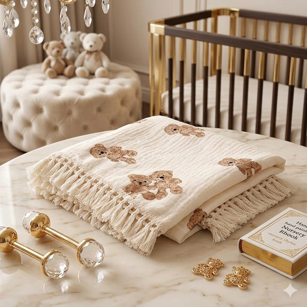 The Bear Frill Blanket